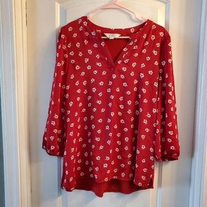 Market and Spruce blouse. Size large. 3/4 length sleeves. Like new.